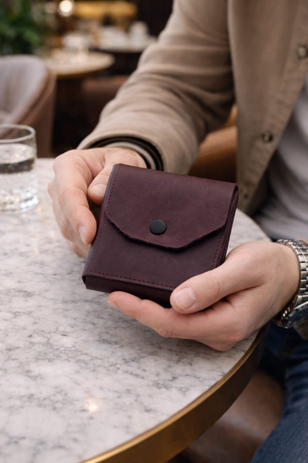 Viral hakiki Deri Cüzdan